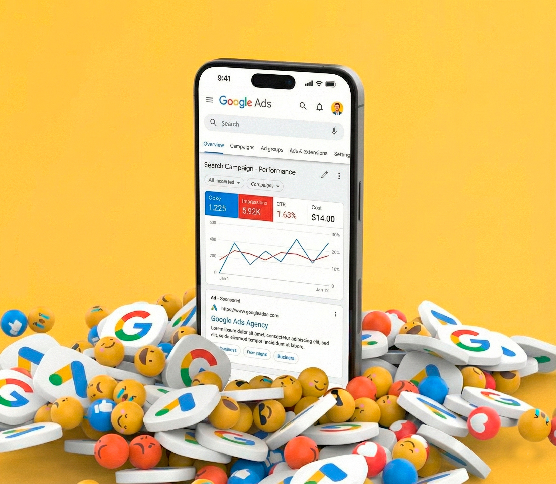 Exemplo de Post Social Media - Google